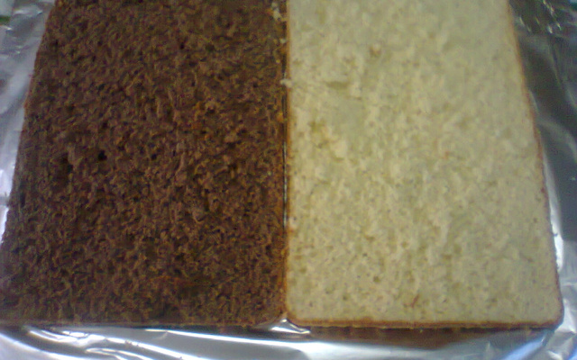 Bolo com dois recheios