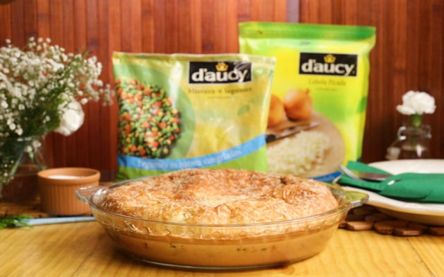 Torta de liquidificador de legumes