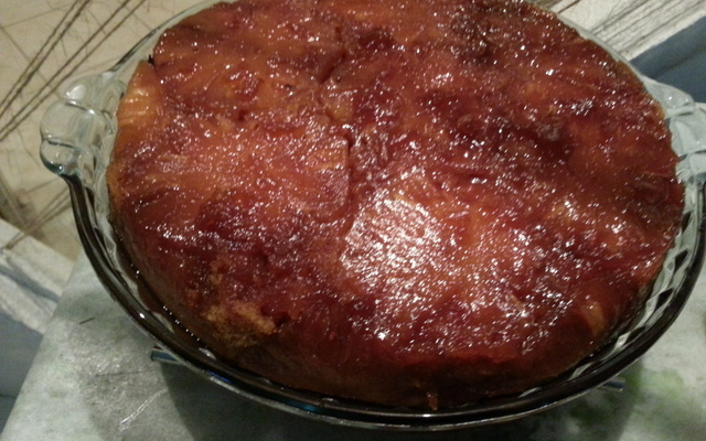 Torta prática de abacaxi