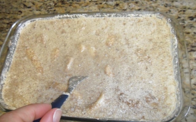 Torta seca integral de banana