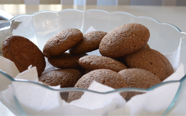 Biscoito de aveia e chocolate