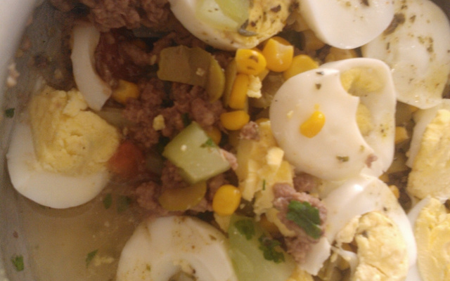 Caçarola de chuchu com atum do Lúcio Cezar