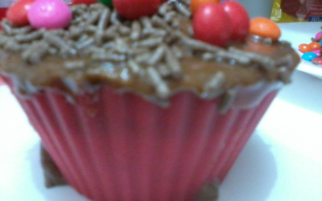 Cupcake de chocolate