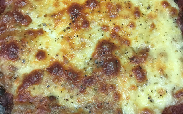 Pizza de carne moída