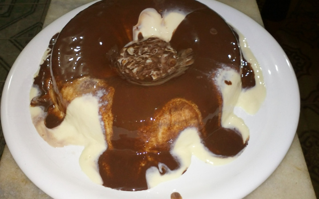 Bolo dois amores com papel de arroz