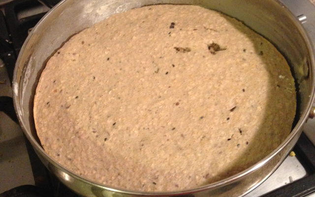 Bolo de aveia com frutas secas (light)