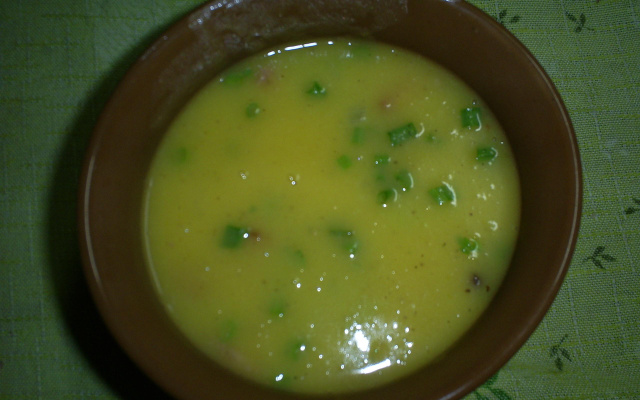 Caldo de mandioquinha