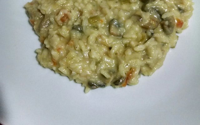 Risoto de cogumelos