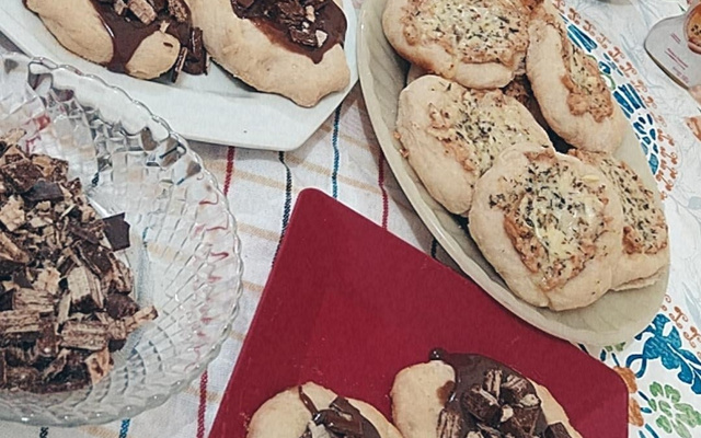 Esfirra aberta de carne