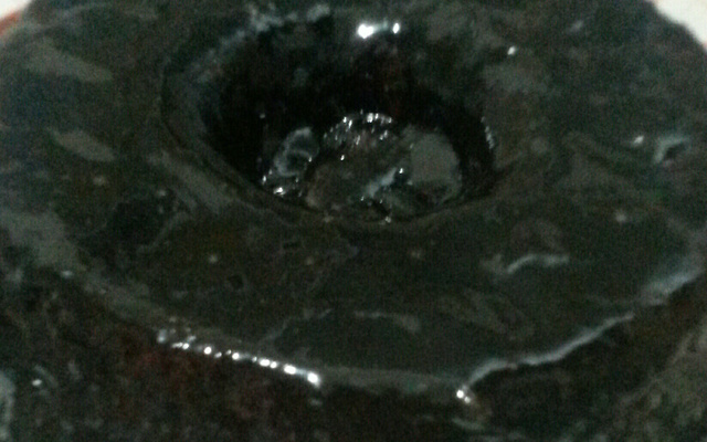 Bolo de cenoura com cobertura de chocolate