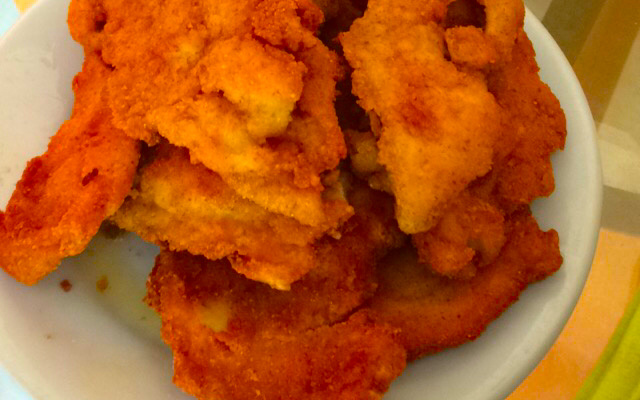 Filé de peito de frango à milanesa