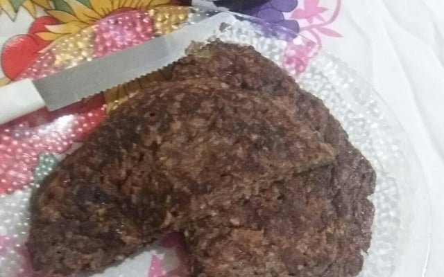 Panqueca saudável de aveia e banana