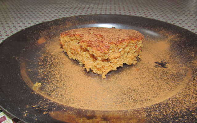 Bolo de banana com iogurte