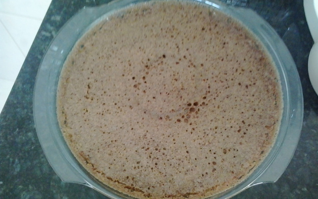 Bolo de micro-ondas de chocolate da Angélica