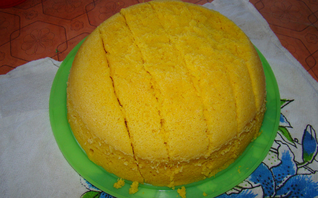 Bolo de cenoura no microondas