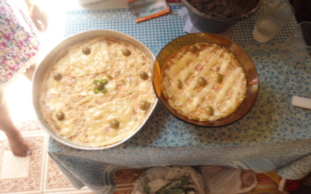 Torta de biscoito cream cracker