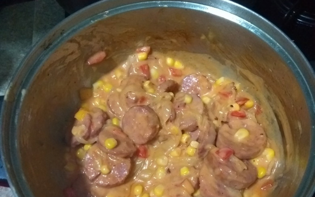 Linguiça calabresa molhuda