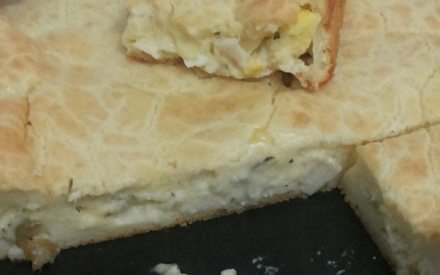 Assado cremoso de palmito