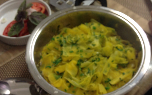 Refogado de filé de tilápia