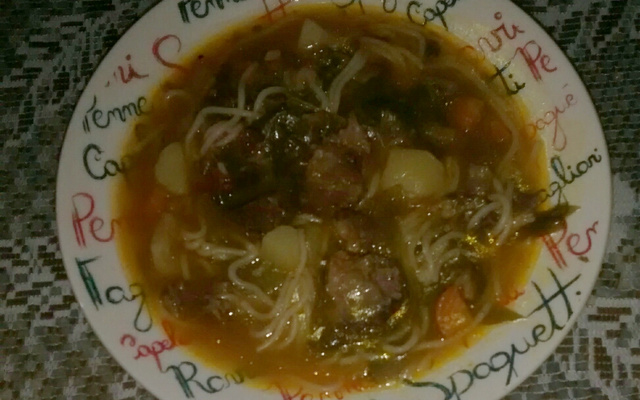 Sopa de carne