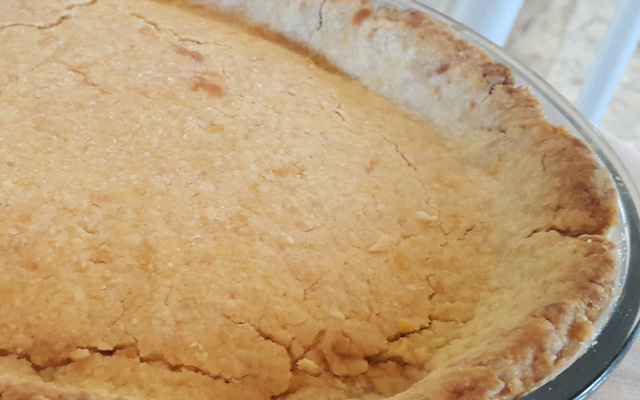 Torta de palmito com massa podre