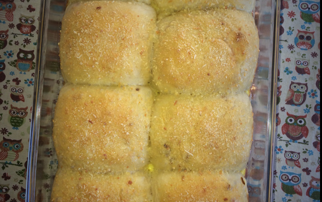 Pão de creme de cebola