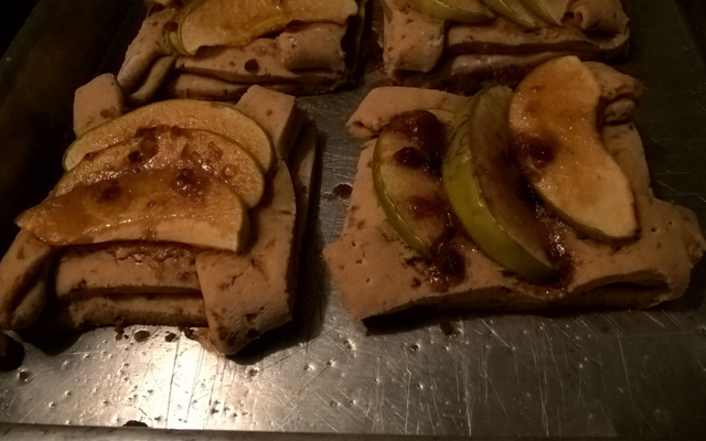 Tortinhas de maçã verde