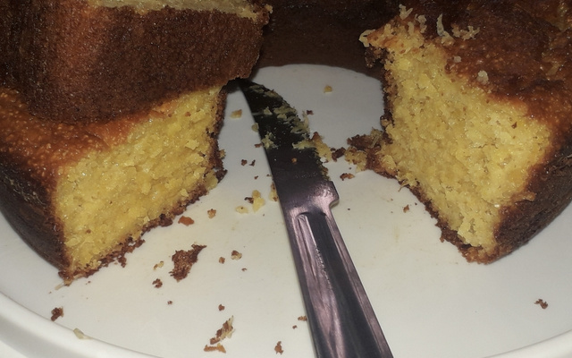 Bolo de milho fofinho