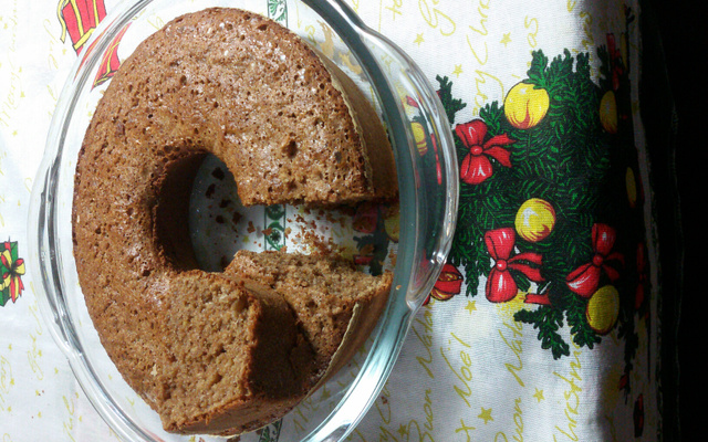 Bolo integral de liquidificador