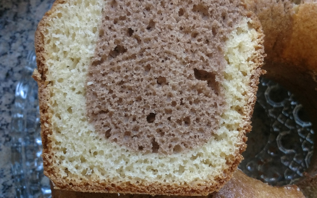 Bolo de mármore macio da Ana