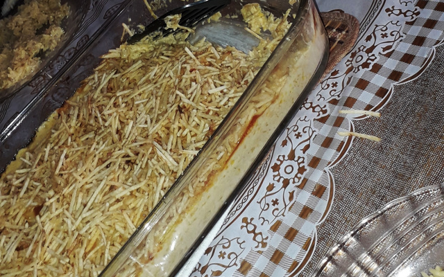 Frango desfiado ao creme de milho