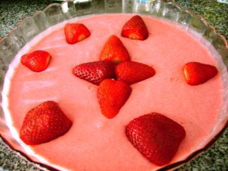 Mousse  de morango