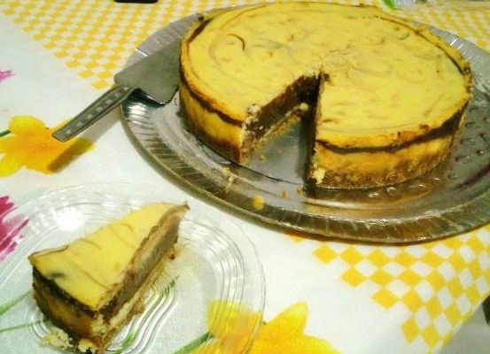 Cheesecake de chocolate