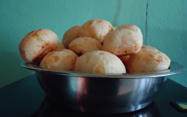Pão de queijo temperado