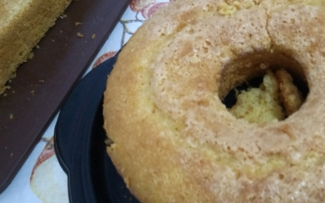 Bolo de fubá de liquidificador