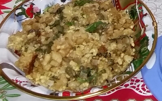 Bacalhau com batatas fritas