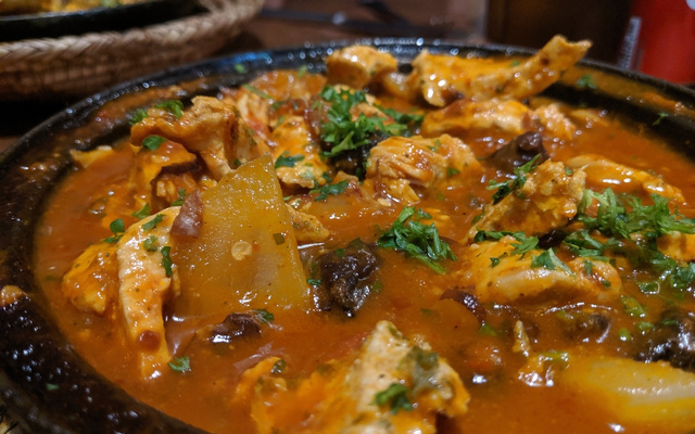 Frango no leite de babaçu