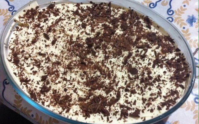 Torta de bolacha com nata
