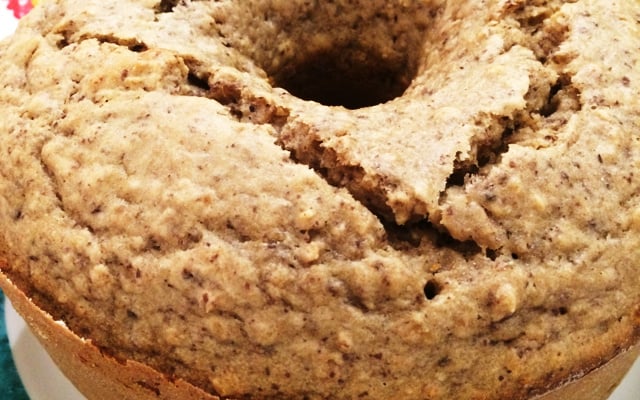 Bolo de banana sem açúcar