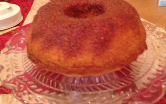 Bolo de Fubá com Laranja