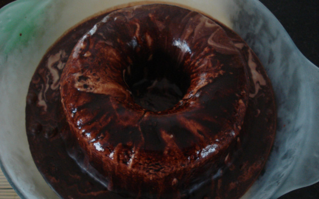 Pudim delicioso de sorvete