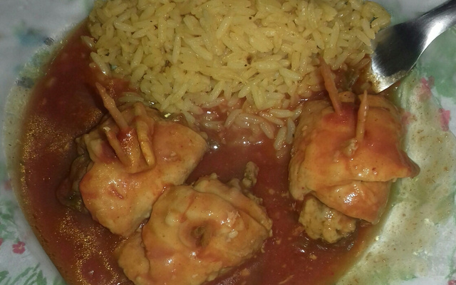 Filé de peito de frango recheado