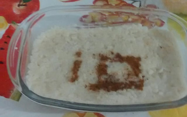 Arroz doce sem leite