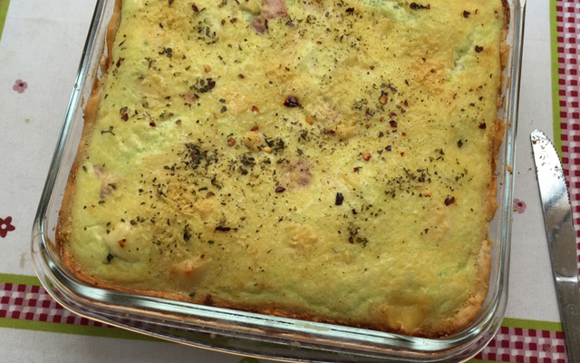 Quiche queijo Minas