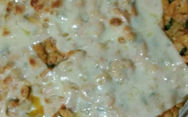 Macarrão com camarão delicioso