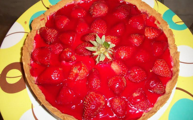 Torta de morango da Caca