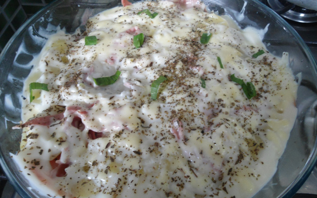 Batata gratinada