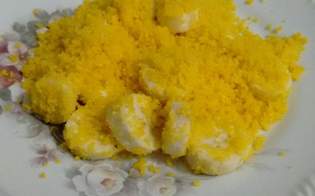 Cuscuz com banana da terra