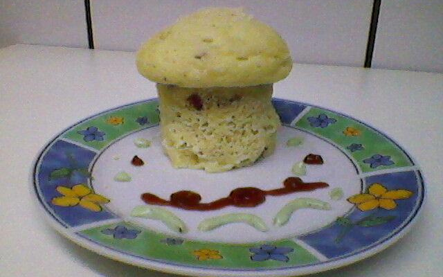 Torta salgada de 3 minutos