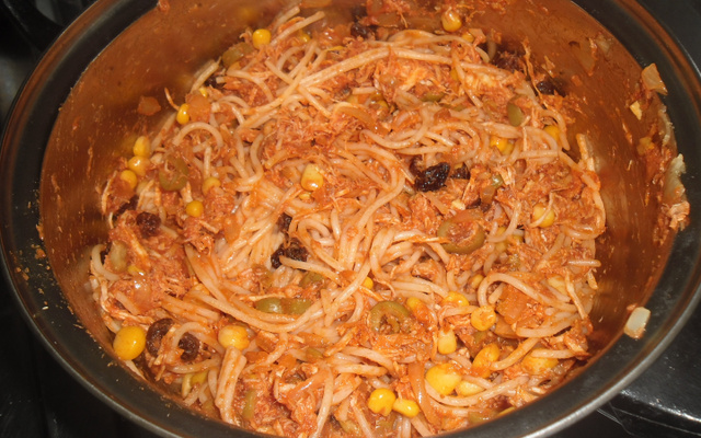 Macarrão de forno de Natal